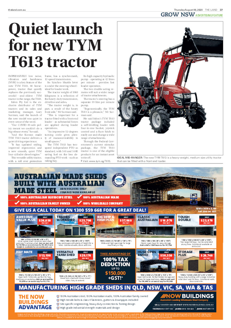 The Land Grow NSW page 3 TYM T613 